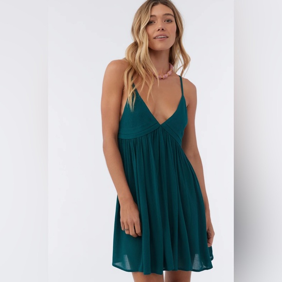 O'Neill Other - Women’s O’Neill Saltwater Solids Avery Cover-Up Teal Dress. Size XS